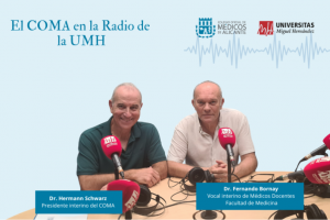Hermann Schwarz, secretario de la Plataforma One Health y presidente del Colegio Oficial de Médicos de Alicante, acerca el enfoque One Health a la comunidad universitaria desde la Radio UMH